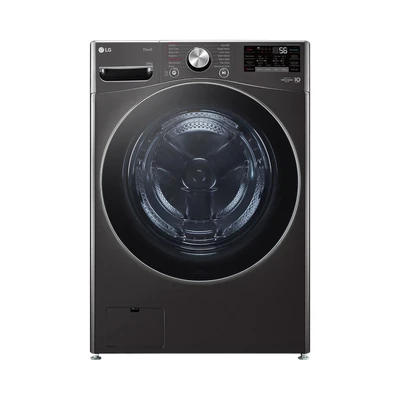 Gambar LG Mesin Cuci Front Loading 24 kg F2724SVRB - Hitam