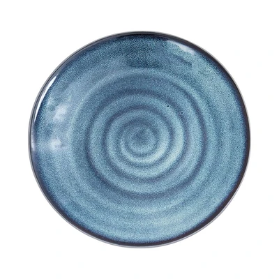 Gambar Appetite Mick Piring Salad Stoneware Glaze 21.5 cm Set 2 pcs - Biru