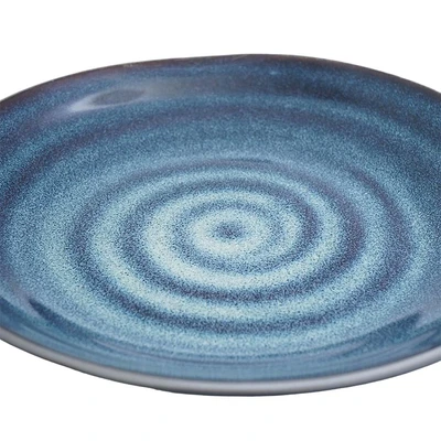 Gambar Appetite Mick Piring Kue Stoneware Glaze 16.7 cm Set 2 pcs - Biru