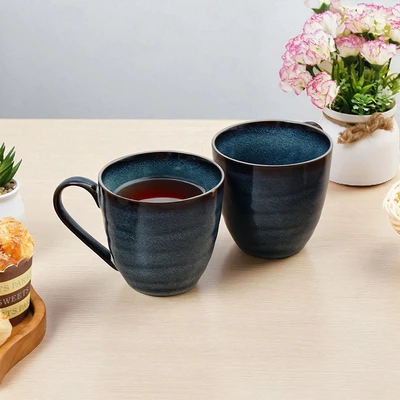 Jual Appetite Mug Stoneware Glaze 500 ml Mick Set 2 pcs - Biru Terbaik ...