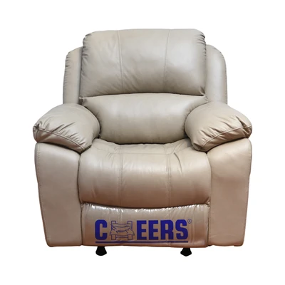 Gambar Cheers Maurice Set Sofa Recliner Kulit - Cokelat Latte