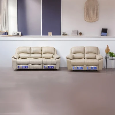 Gambar Cheers Maurice Set Sofa Recliner Kulit 2 & 3 Seater - Cokelat