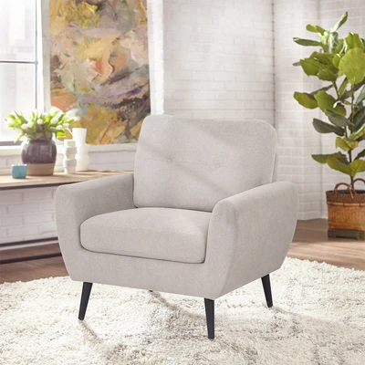 Gambar Informa Osaka Sofa Fabric 1 Seater - Cokelat Muda