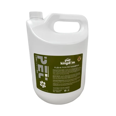 Gambar Pet Kingdom Sampo Hewan Peliharaan Flea And Tick 3.8 Liter