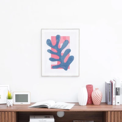 Gambar Informa Hiasan Dinding Kanvas Print 3D Leaf 40x50 cm V1 - Mix