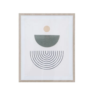 Gambar Informa Hiasan Dinding Kanvas Print 3D Circle 40x50 cm V1 - Mix