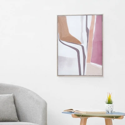 Gambar Informa Hiasan Dinding Kanvas Print 3D Abstract 45x60 cm V1 - Mix