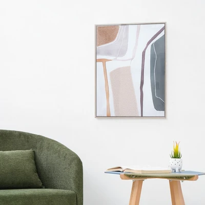 Gambar Informa Hiasan Dinding Kanvas Print 3D Abstract 45x60 cm V2 - Mix