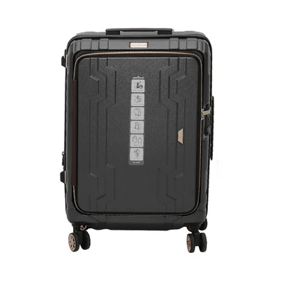Gambar Legend Walker Whale Koper PC & ABS TSA Lock Expandable Front Open 24 Inch - Hitam