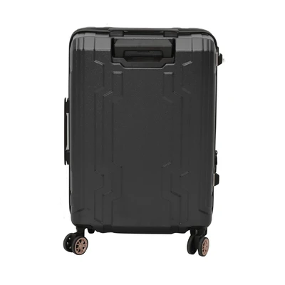 Gambar Legend Walker Whale Koper PC & ABS TSA Lock Expandable Front Open 24 Inch - Hitam