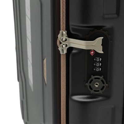 Gambar Legend Walker Whale Koper PC & ABS TSA Lock Expandable Front Open 24 Inch - Hitam