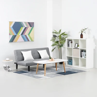Gambar Informa Daphnie Oakland Sofa Bed Fabric - Abu-Abu Tua
