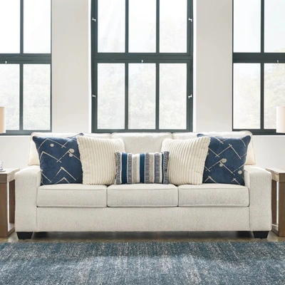 Gambar Ashley Padova Sofa Fabric 3 Seater - Putih Ivory