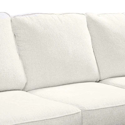 Gambar Ashley Padova Sofa Fabric 3 Seater - Putih Ivory