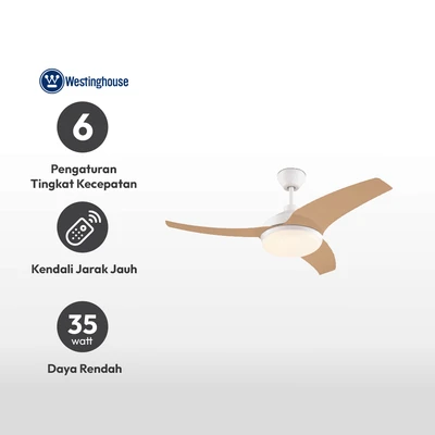 Gambar Westinghouse Kipas Angin Plafon 60 Inch 35 Watt - Cokelat Maple