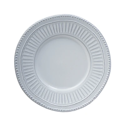 Gambar Appetite Elio Piring Salad Stoneware 21.6 cm Set 2 pcs - Putih Glaze