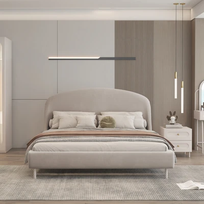 Gambar Informa 160x200 cm Calla Tempat Tidur - Cokelat Sand