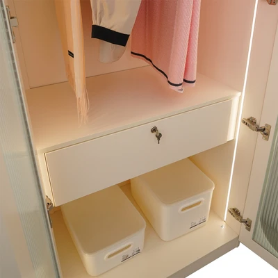 Gambar Informa Calla Lemari Pakaian 4 Pintu - Krem Beige
