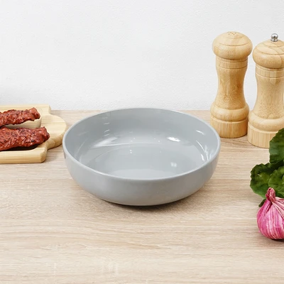 Gambar Appetite Mangkuk Porcelain Pallete Arvid 20 cm - Abu-Abu