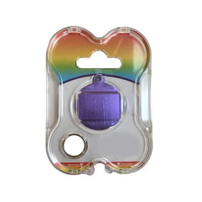 Gambar Pet Kingdom Tag Hewan Big Circle Color Pt092-1 - Ungu