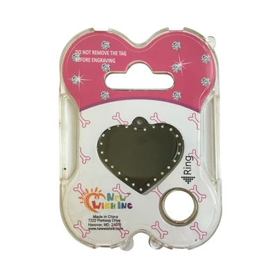Gambar Pet Kingdom Tag Hewan Big Heart Bling Pt096-3