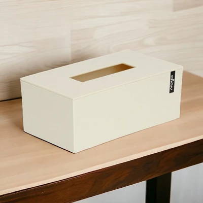Gambar Dkw Kotak Tisu Plastik 34.3x43.7x43.4 cm - Krem Beige
