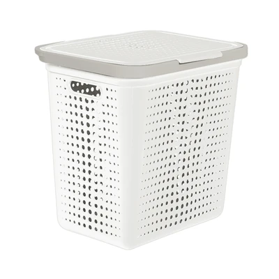 Gambar Dkw Bubble Keranjang Laundry 13.3x24.3x10 cm - Putih