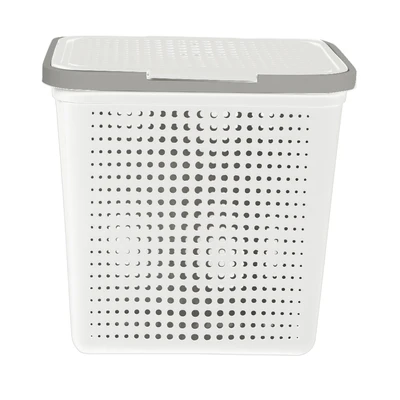 Gambar Dkw Bubble Keranjang Laundry 13.3x24.3x10 cm - Putih
