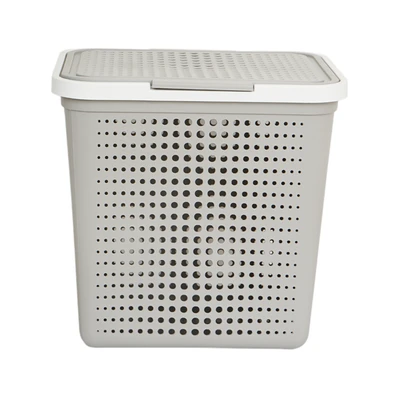 Gambar Dkw Bubble Keranjang Laundry 13.3x24.3x10 cm - Abu-Abu