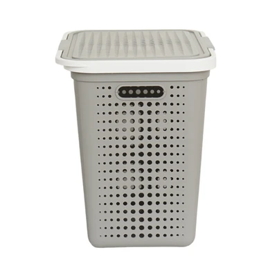 Gambar Dkw Bubble Keranjang Laundry 13.3x24.3x10 cm - Abu-Abu