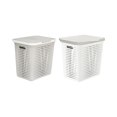 Gambar Dkw Bubble Keranjang Laundry 34.3x43.7x53.4 cm - Abu-Abu