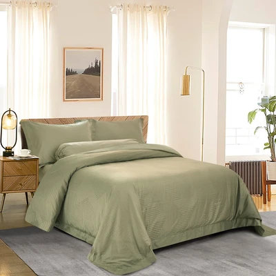 Gambar Informa 200x200 cm Set 6 Pcs Seprai Super King Satin Jacquard Alison