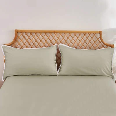 Gambar Informa 120x200 cm Set 3 Pcsseprai Double Bamboo - Abu-Abu Sage