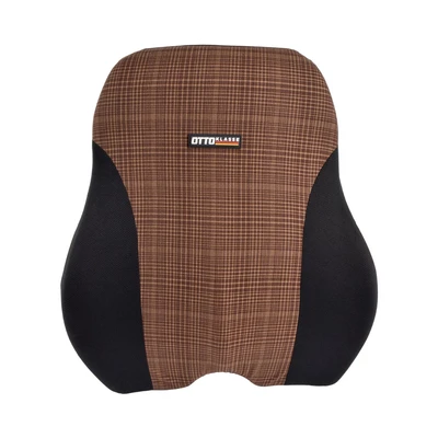 Gambar Otto Klasse Bantal Punggung Mobil Tartan Classic - Hitam