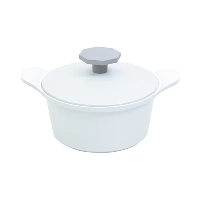 Gambar Cheftopf Labella Ih Panci Casserole 20 cm - Abu-Abu