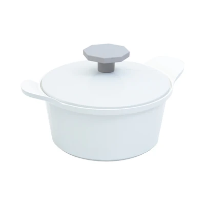 Gambar Cheftopf Labella Ih Panci Casserole 20 cm - Abu-Abu