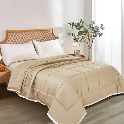 Gambar Informa 210x160 cm Bed Cover Bamboo - Cokelat