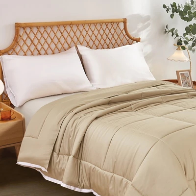 Gambar Informa 210x160 cm Bed Cover Bamboo - Cokelat