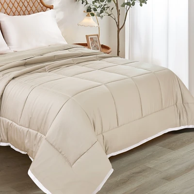 Gambar Informa 210x160 cm Bed Cover Bamboo - Krem Ivory