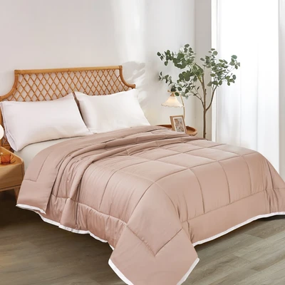 Gambar Informa 240x210 cm Bed Cover Bamboo - Peach
