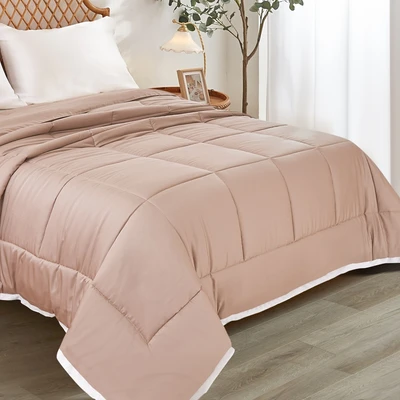 Gambar Informa 240x210 cm Bed Cover Bamboo - Peach