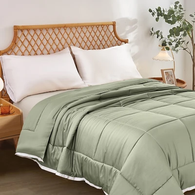 Gambar Informa 240x210 cm Bed Cover Bamboo - Hijau Sage