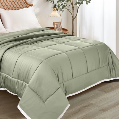 Gambar Informa 210x160 cm Bed Cover Bamboo - Hijau Sage