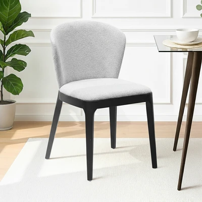 Gambar Informa Hunner Kursi Makan Fabric - Krem Beige/Hitam