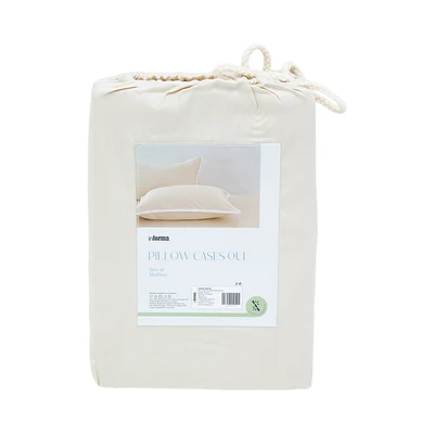 Gambar Informa Set 2 Pcs Sarung Bantal King Bamboo - Krem Sand