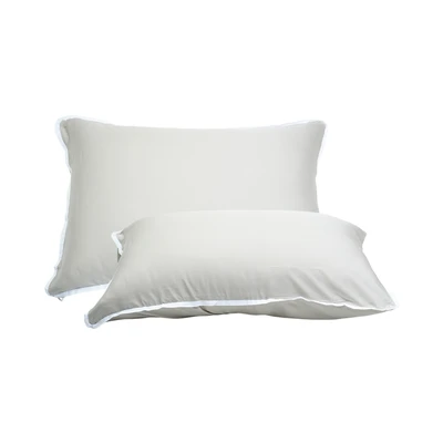 Gambar Informa Set 2 Pcs King Sarung Bantal Bamboo - Abu-Abu Sage