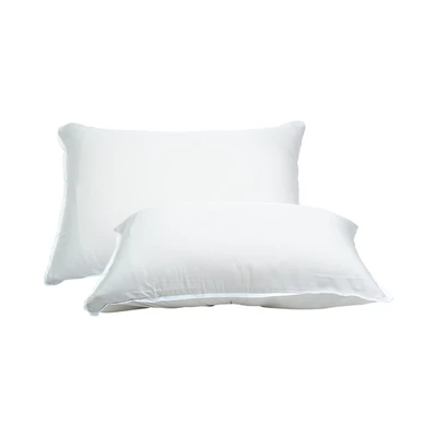 Gambar Informa Set 2 Pcs King Sarung Bantal Bamboo - Abu-Abu Muda