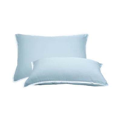 Gambar Informa Set 2 Pcs King Sarung Bantal Bamboo - Biru Slate