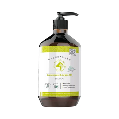 Gambar M-Pets Naturluxe Sampo Hewan Peliharaan Lemongrass & Argan Oil