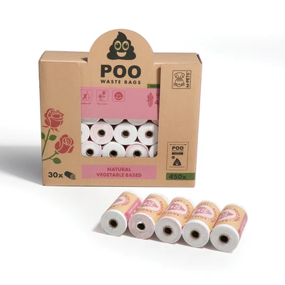 Gambar M-Pets Kantong Kotoran Anjing Roll Rose Scented